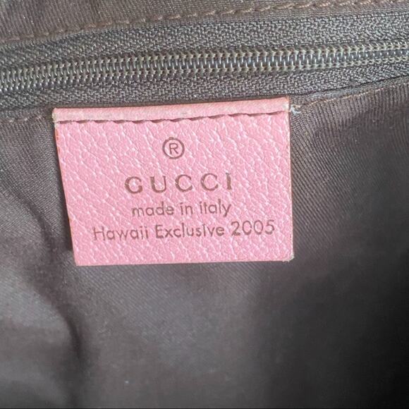 Gucci Authentic Pink Leather Abbey Hawaii Exclusive Tote - Picture 11 of 15